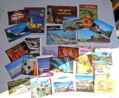Misc Travel Booklets and Postcard Lot