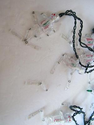Halloween Plastic Skeleton Lights, Read Description