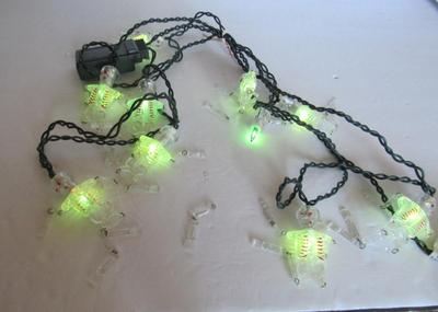 Halloween Plastic Skeleton Lights, Read Description