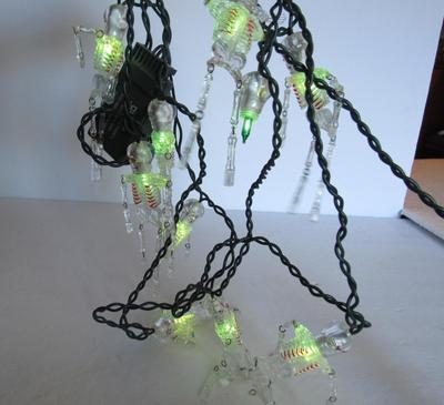 Halloween Plastic Skeleton Lights, Read Description