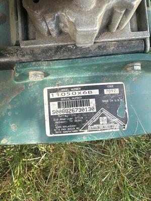 Electric tiller