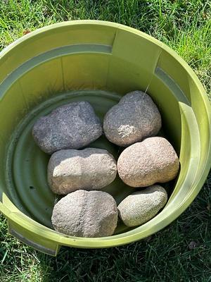 Collection of Native American rock tools