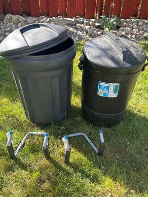 Two storage bins
