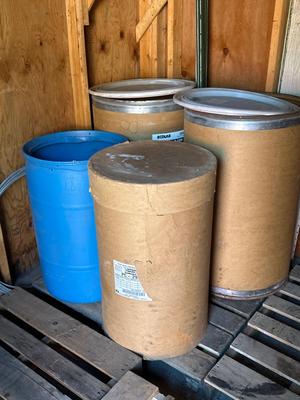 Citric acid bins