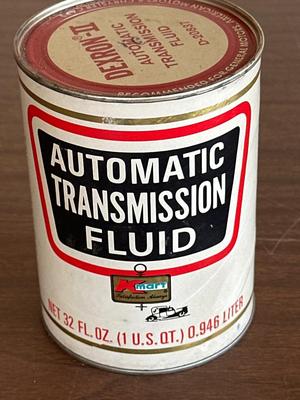 Vintage Kmart transmission fluid unopened