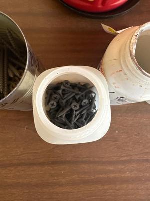 Garden stakes and nails and screws