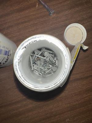 Garden stakes and nails and screws