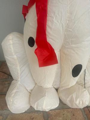 Two 3.5 ft Inflatable Air-blown Puppies (2)