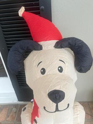 Two 3.5 ft Inflatable Air-blown Puppies (2)