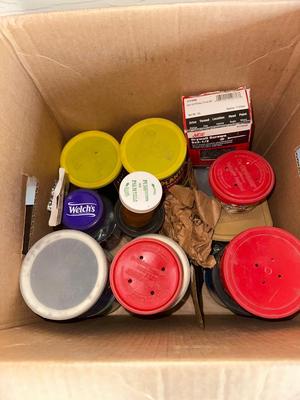 Large box of nails and screws
