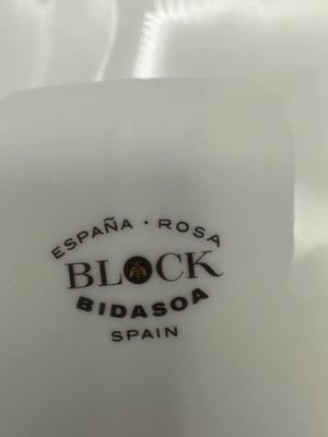 Rosa by Block Bidasoa Spain - Espana Black Rose (19) Piece Set