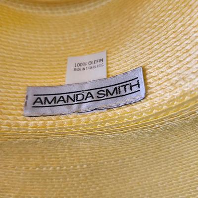 Amanda Smith Hepburn Style Yellow Hat