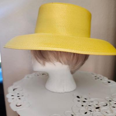 Amanda Smith Hepburn Style Yellow Hat
