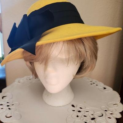 Vintage Mr. John Classic Yellow Hat