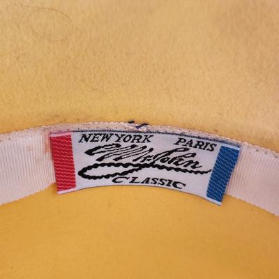 Vintage Mr. John Classic Yellow Hat