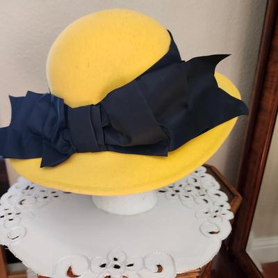Vintage Mr. John Classic Yellow Hat