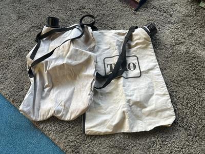 Leaf blower bags