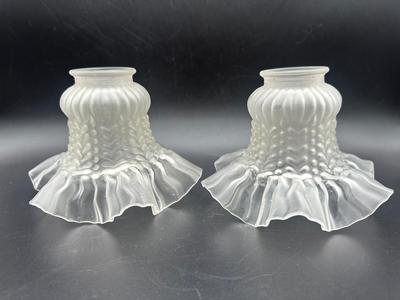 Set of Four Vintage Light Covers