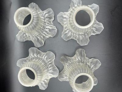 Set of Four Vintage Light Covers
