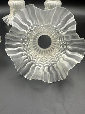 Set of Four Vintage Light Covers