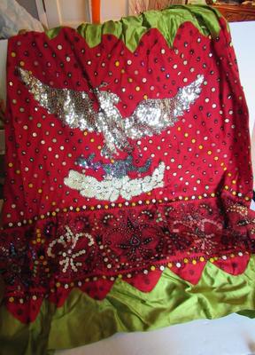 Neat Old Handmade Gypsy Skirt Halloween Costume, Adult Size