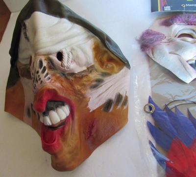 Lot of Older Halloween Masks