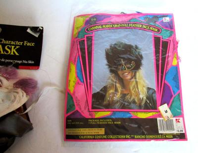 Lot of Older Halloween Masks