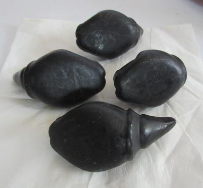 4 Wax Witch Heads