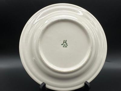 Signed Painted Plate, 3/84