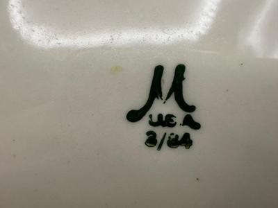 Signed Painted Plate, 3/84