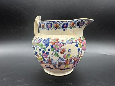 Antique Chinoiserie Pattern Pitcher