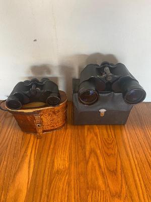 2 PAI OF VINTAGE TASCO BINOCULARS