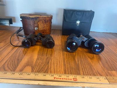 2 PAI OF VINTAGE TASCO BINOCULARS