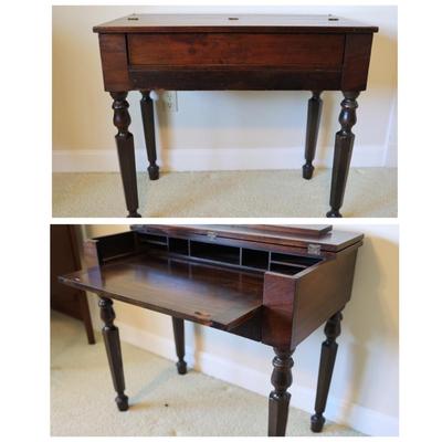 Antique Mahogany Spinet Desk
