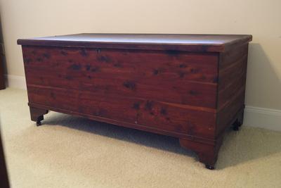 Vintage Solid Cedar Chest