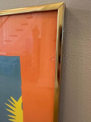 Framed Original 1997 Matisse Illustrates Poster