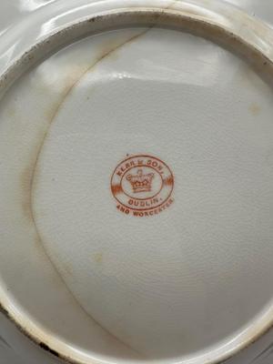 19th Century Porcelain WORCESTER/Dublin Animal Painted Plates (6)