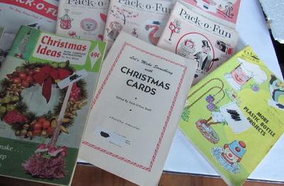 Large Lot of Vintage 1950s and Newer Pack o'Fun Craft Booklets and More