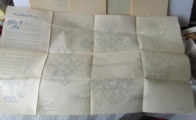 Stencil Lot With Waxed Paper