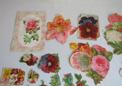 Antique Small Scraps Lot For Crafting