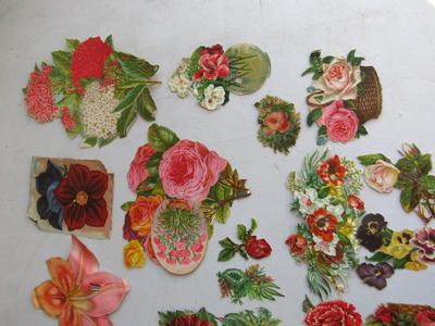 Antique Small Scraps Lot For Crafting