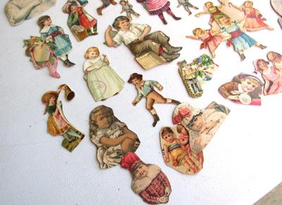 Antique Scraps For Crafting, Kids Theme
