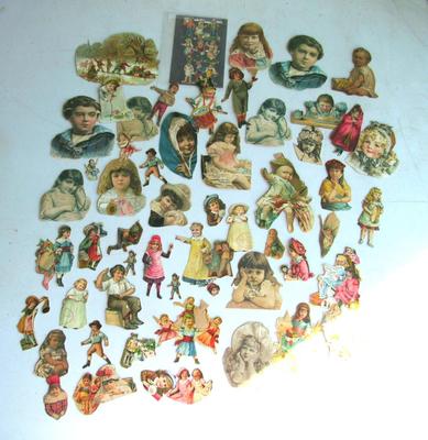 Antique Scraps For Crafting, Kids Theme