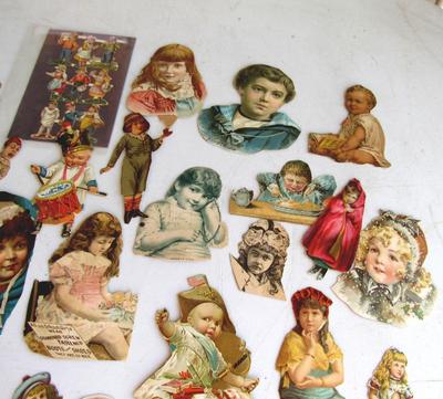 Antique Scraps For Crafting, Kids Theme