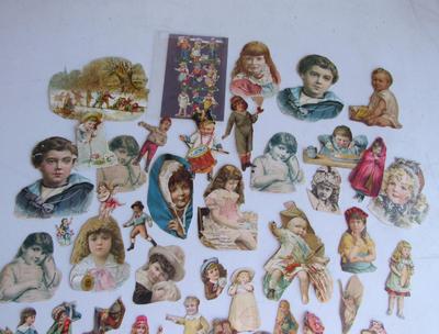Antique Scraps For Crafting, Kids Theme
