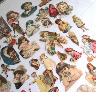Antique Scraps For Crafting, Kids Theme