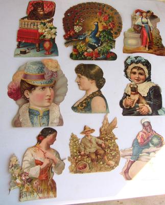 Lot of Antique Scraps For Crafting