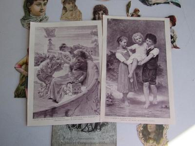Lot of Antique Scraps
