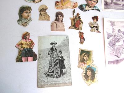 Lot of Antique Scraps
