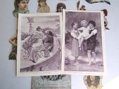 Lot of Antique Scraps
